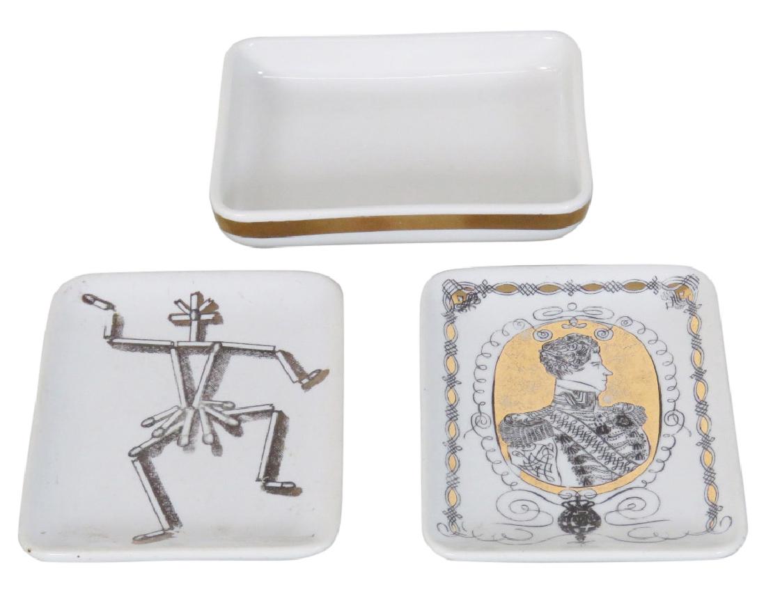 3 FORNASETTI DECORATIVE CERAMIC DISHES (1 of 5)
