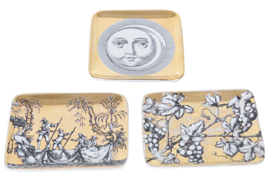 3 FORNASETTI DECORTIVE CERAMIC DISHES (1 of 5)