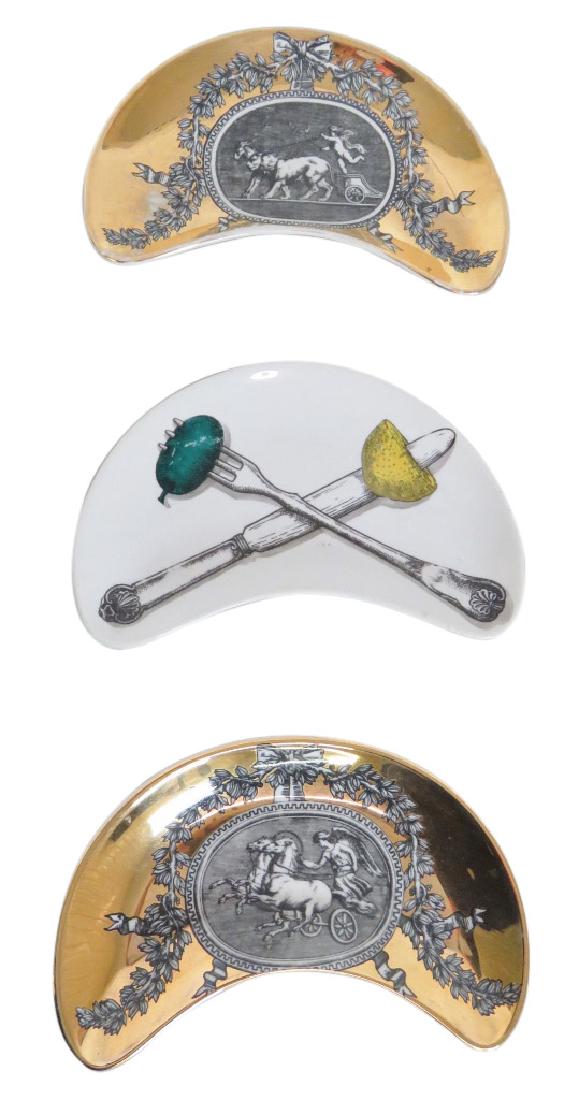 3 FORNASETTI DECORATIVE CERAMIC DISHES (1 of 6)