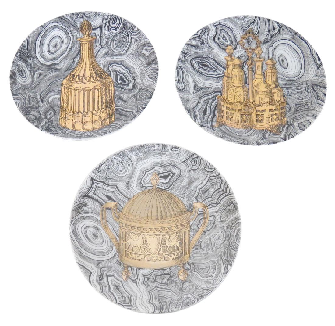 3 FORNASETTI DECORATIVE STOVIGLIE PLATES (1 of 5)