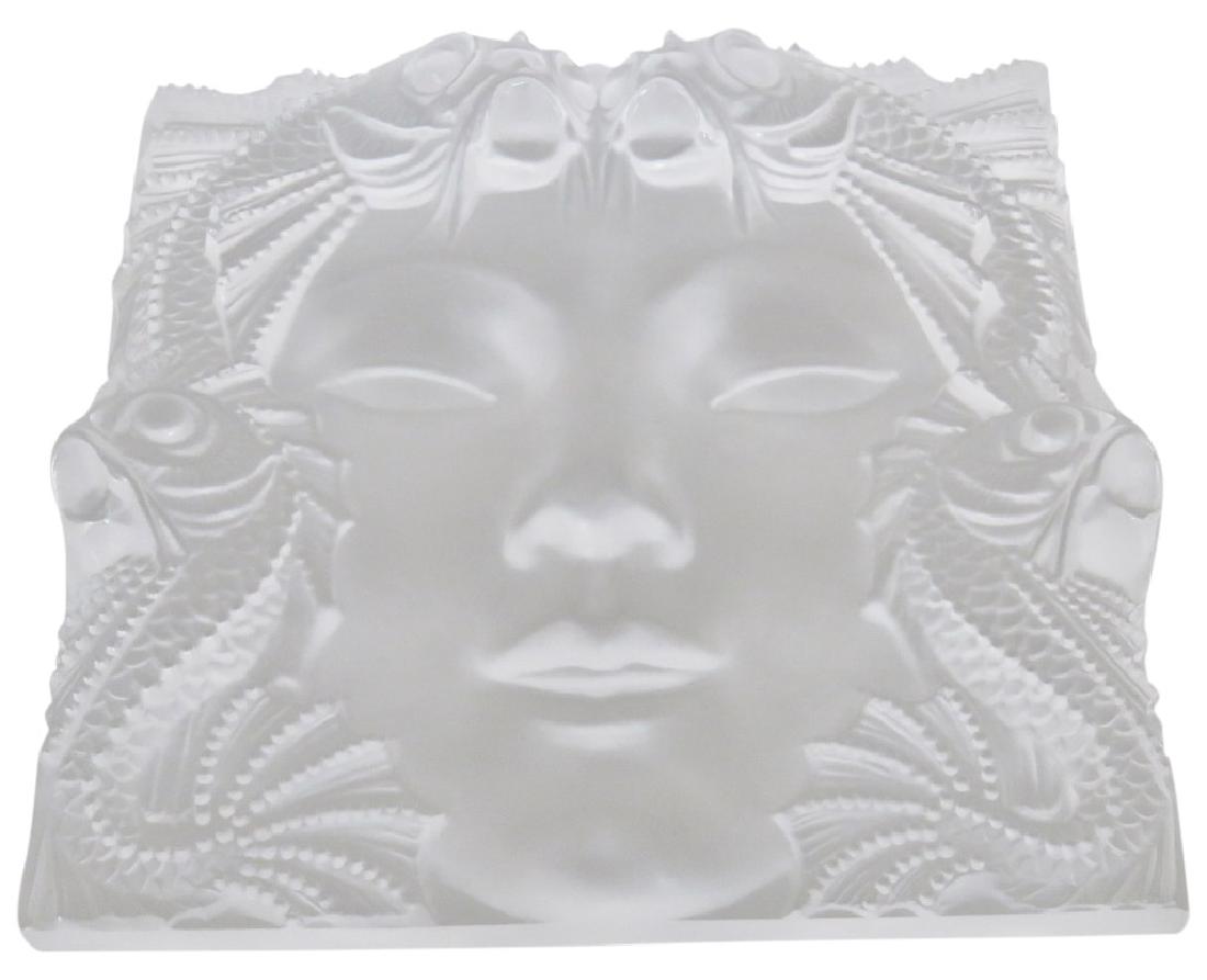 LALIQUE FRENCH ART GLASS "MASQUE DE FEMME" (1 of 5)