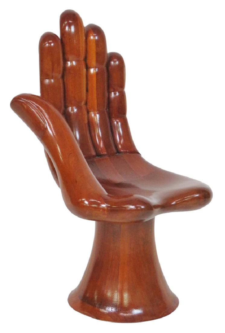 PEDRO FRIEDEBERG TEAK HAND CHAIR (1 of 7)