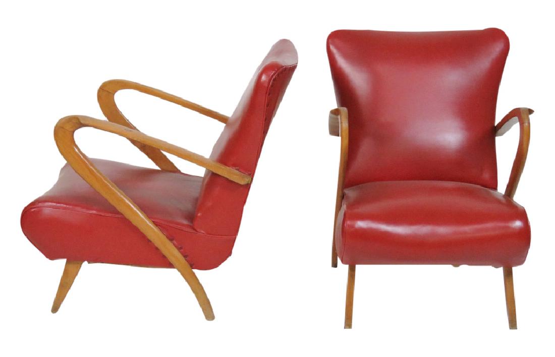 Pair ZANUSO STYLE MODERN LOUNGE CHAIRS (1 of 5)