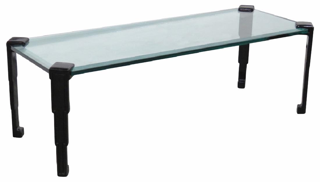 ART DECO GLASSTOP COFFEE TABLE (1 of 4)