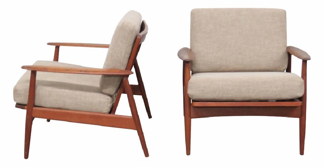 Pair DANISH MODERN LOUNGE CHAIRS (1 of 2)