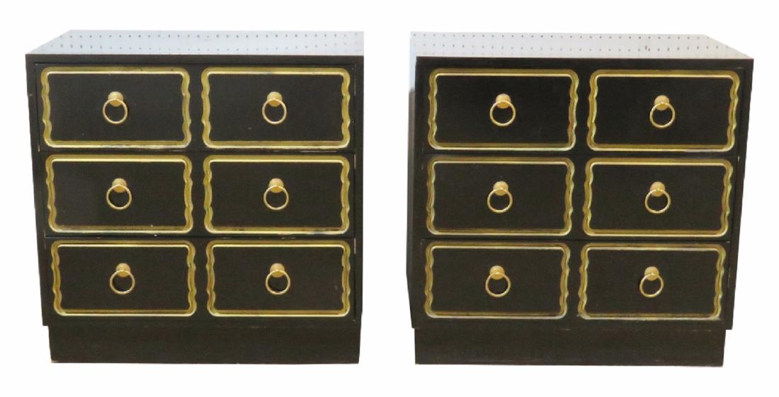 Pair DOROTHY DRAPER STYLE CHESTS (1 of 3)