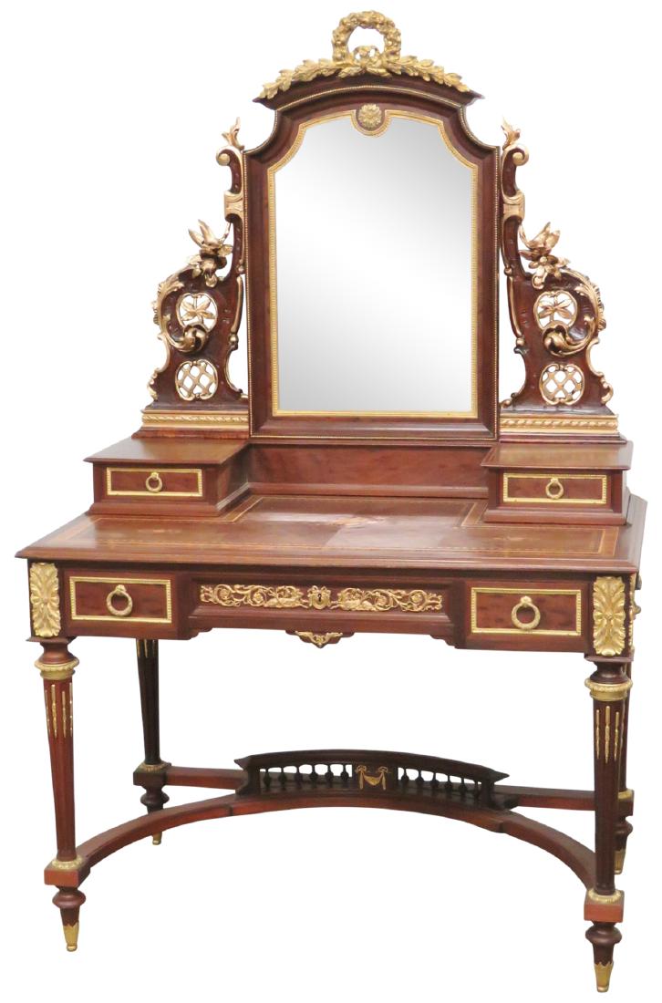 LOUIS XVI STYLE INLAID VANITY (1 of 7)