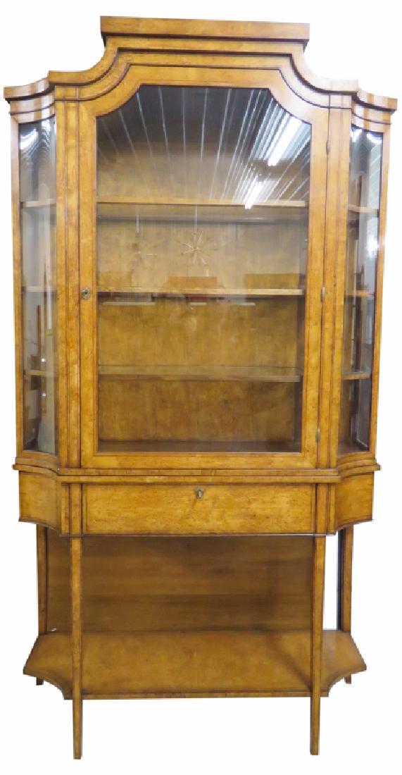 JONATHAN CHARLES EDWARDIAN STYLE CURIO CABINET (1 of 6)