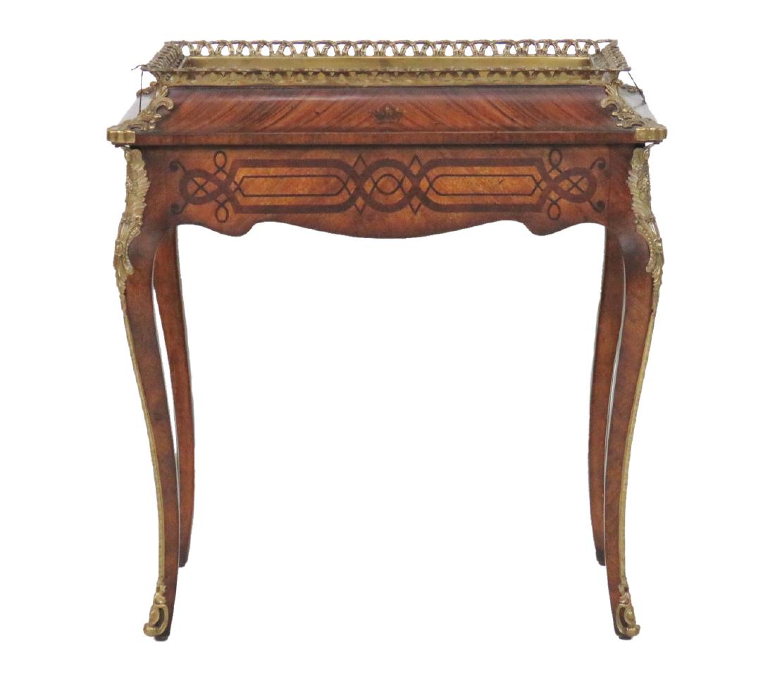 LOUIS XVI STYLE INLAID PLANT STAND (1 of 3)