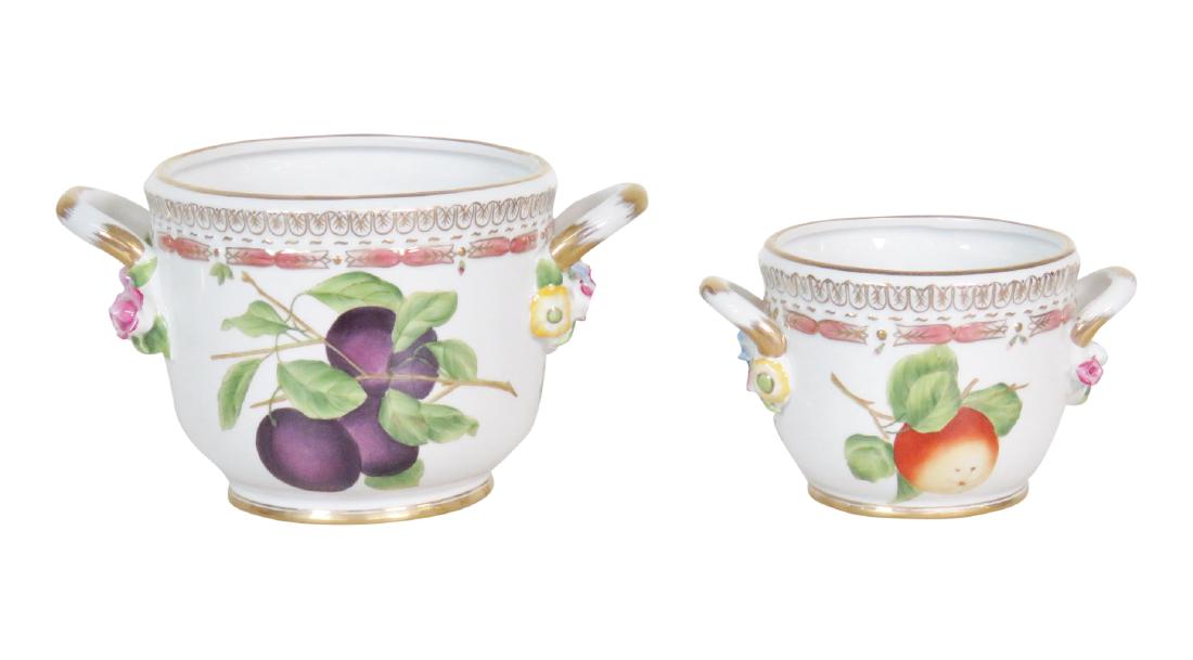 2 CHELSEA HOUSE CERAMIC FLORAL DECORATED BOWLS (1 of 4)