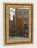 GILT CARVED & EBONIZED HANGING WALL MIRROR