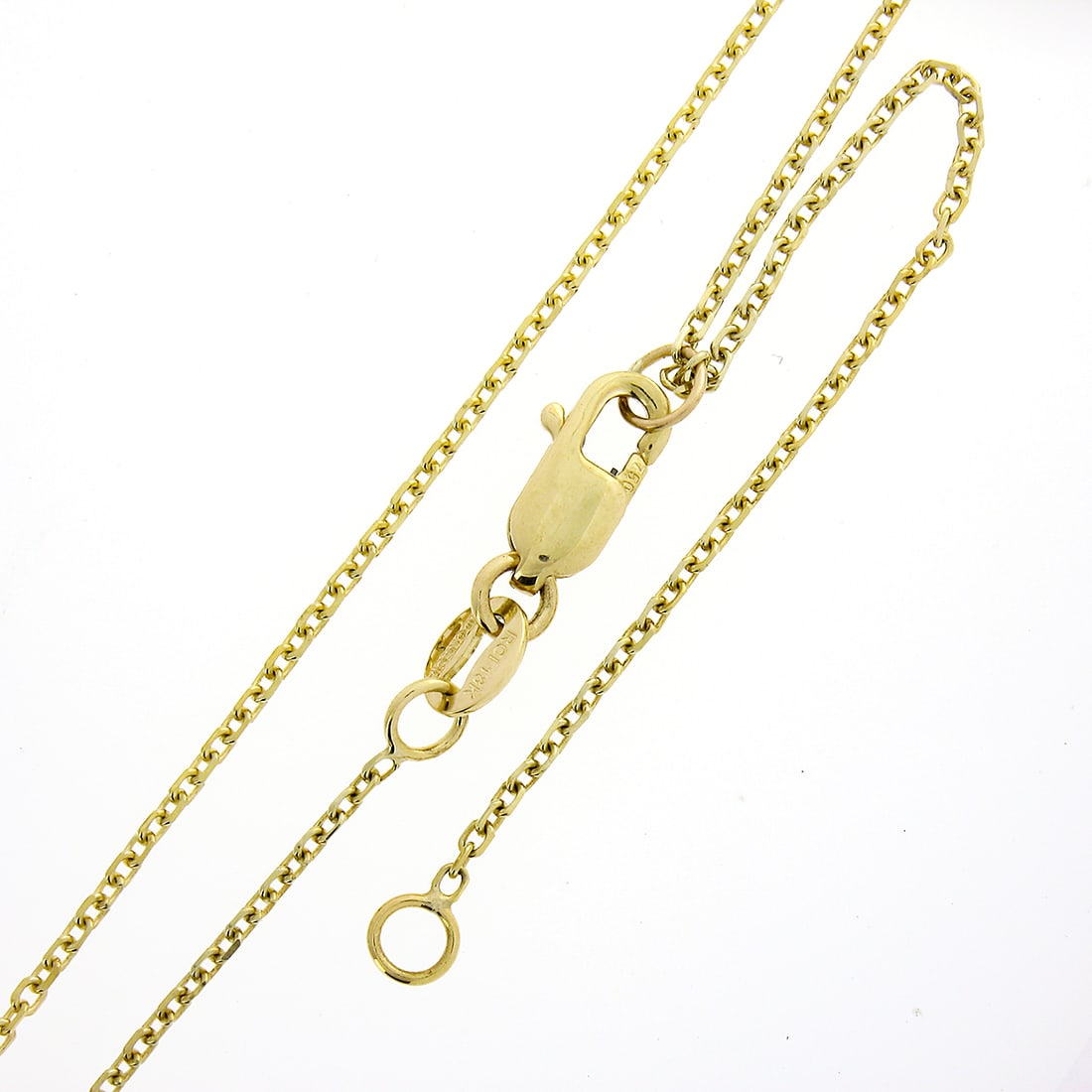 18K Gold Pear Emerald w/ Diamond Halo Teardrop Pendant - 5
