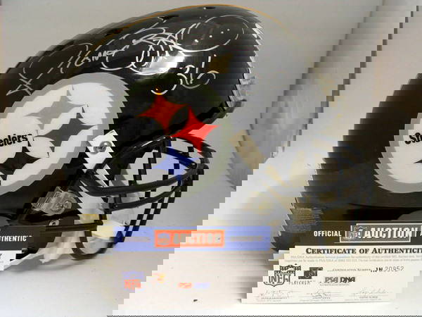 Nfl Jerome Bettis Autod Game Used Helmet