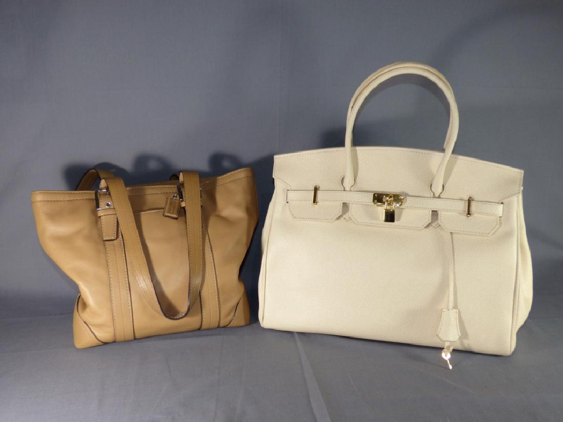 Two Ladies' Leather Handbags (1 of 1)