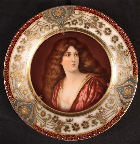 An Antique Royal Vienna Porcelain Cabinet Plate (1 of 4)