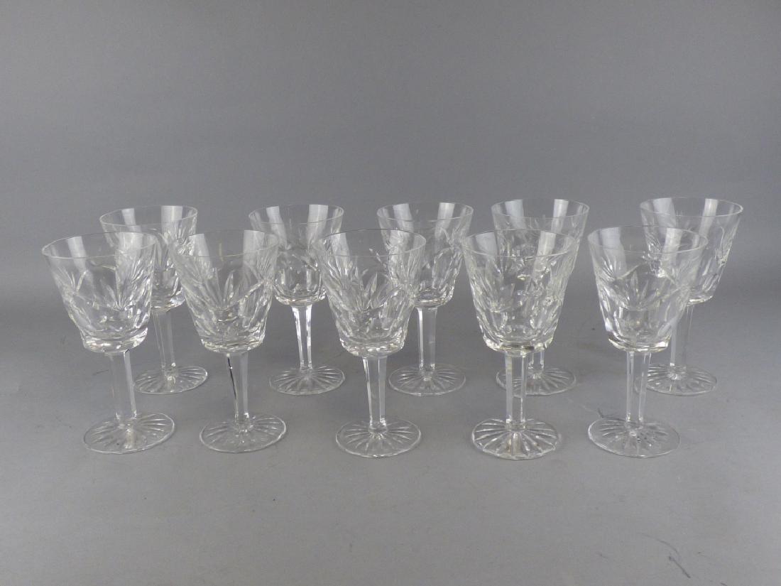 Ten Waterford 'Ashling' Cut Crystal Stems (1 of 4)