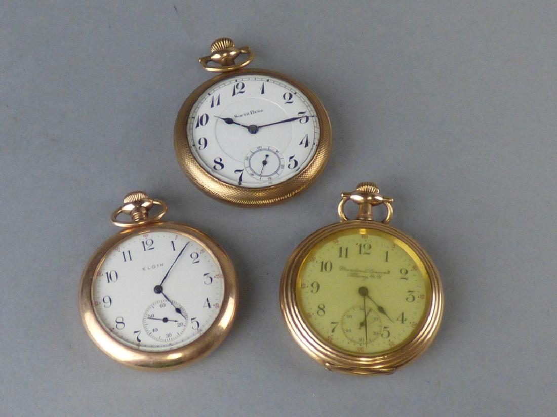 Three Antique Gent's Pocket Watches (1 of 8)