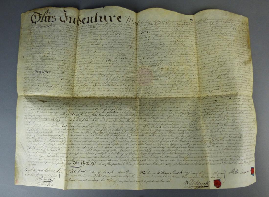 An Early American Document on Vellum (1 of 10)
