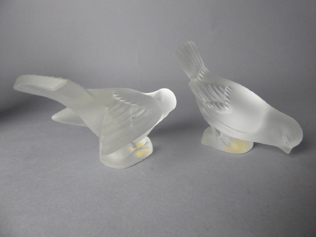 Pair of Lalique Crystal Birds (1 of 9)