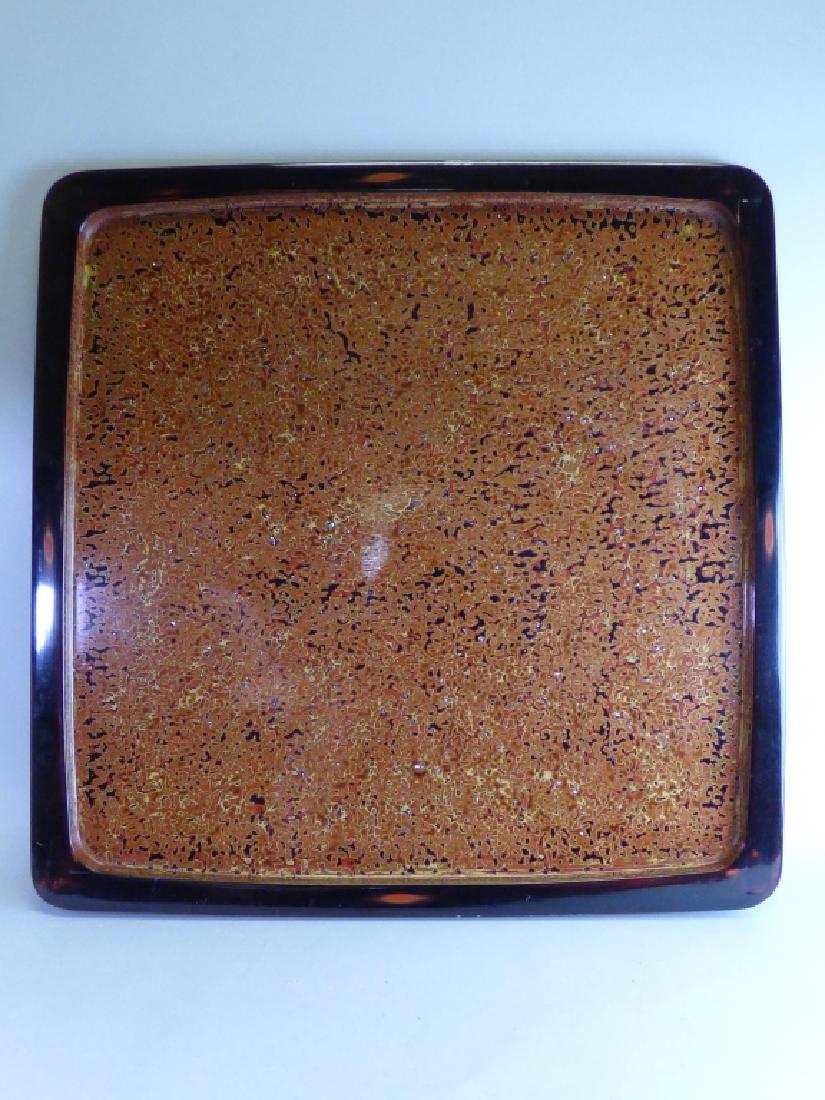 Large Inlaid Wasaka Lacquer Tray (1 of 5)