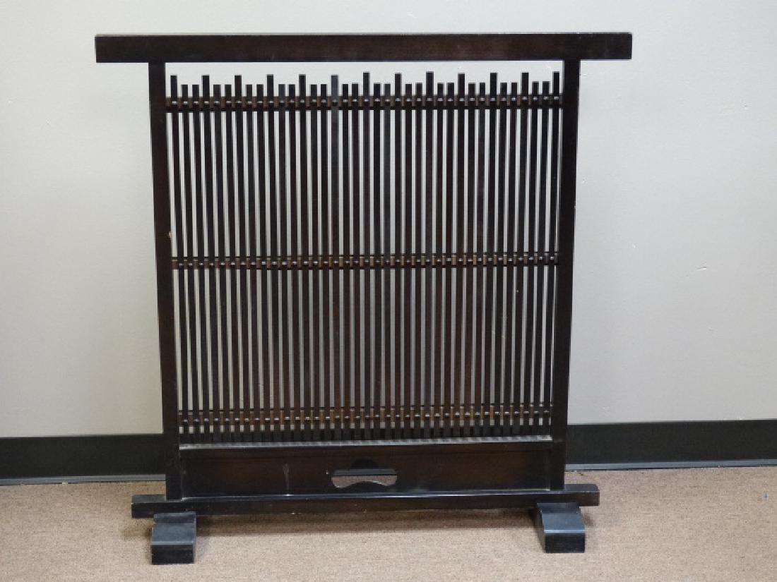 Japanese Carved Wood Partition (1 of 4)