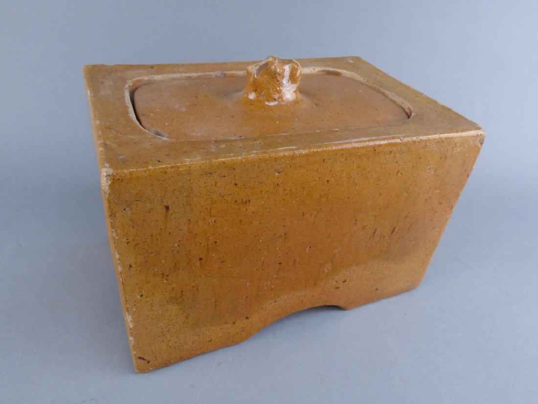 Pottery Box: 8.5" L x 5.5" W x 5.5" H