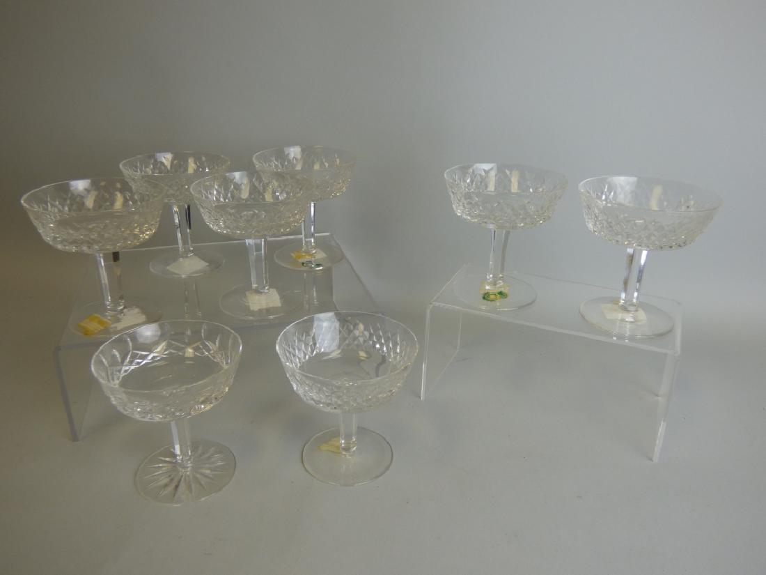 Lot of 8 Waterford Crystal Champagne Glasses (1 of 5)