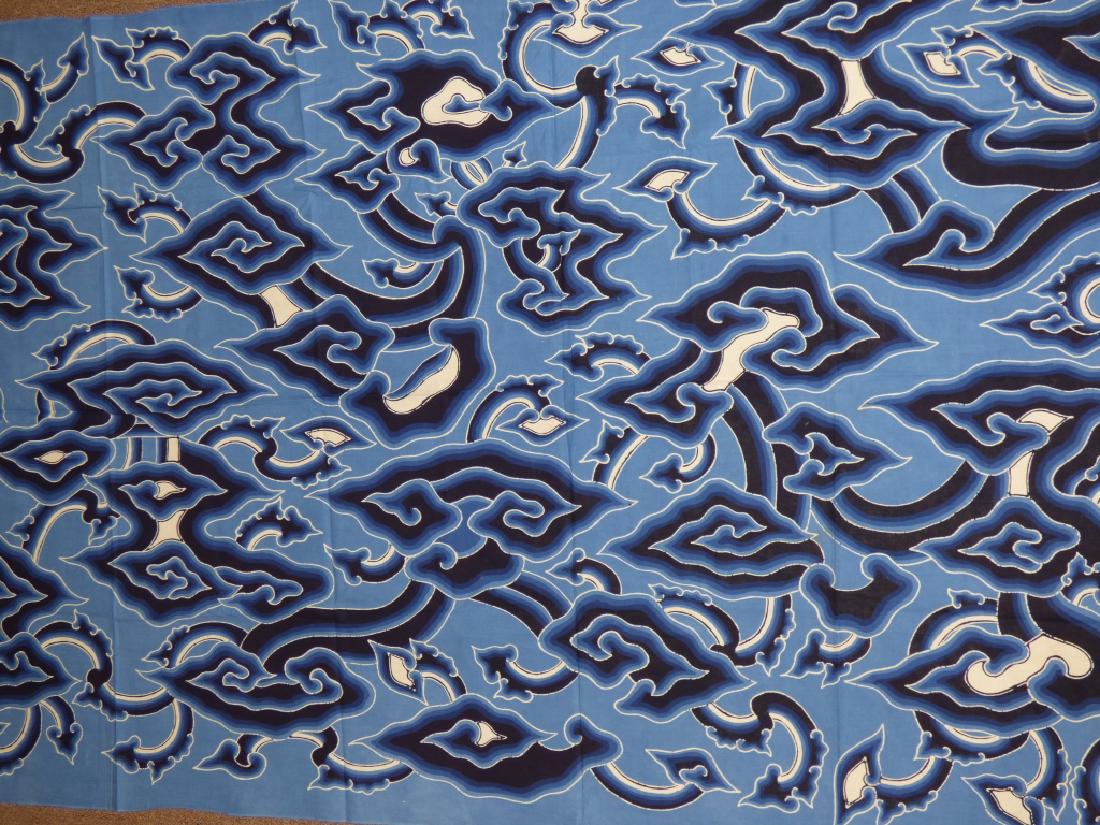 Japanese Wax Resist Fabric Panel: Size : 97" x 40"