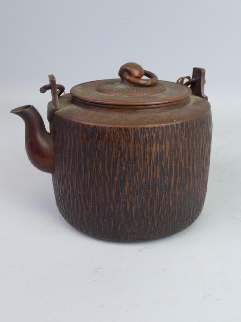 Antique Japanese Hammered Copper Teapot (1 of 9)