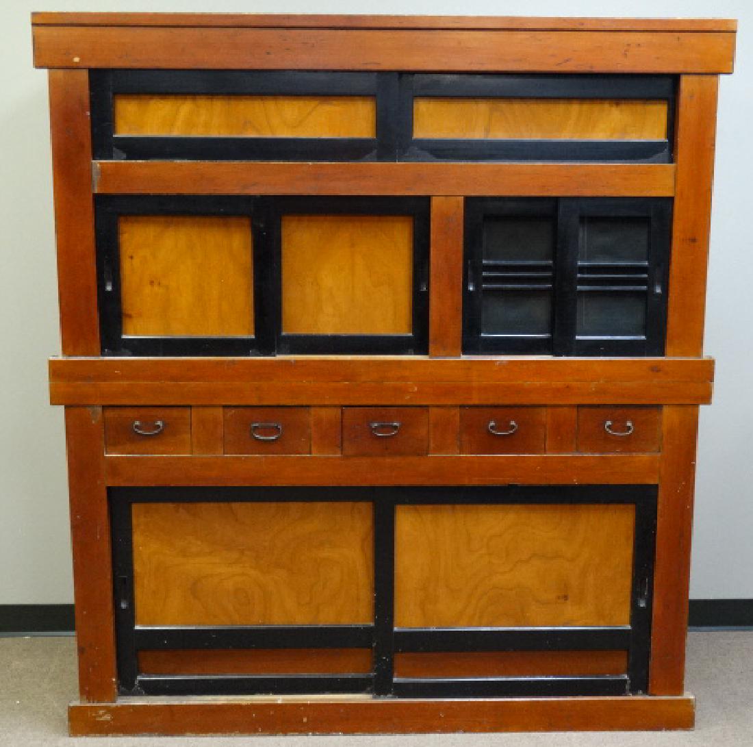 Fine Japanese Lacquer Mizuya Kitchen Tansu Chest (1 of 11)