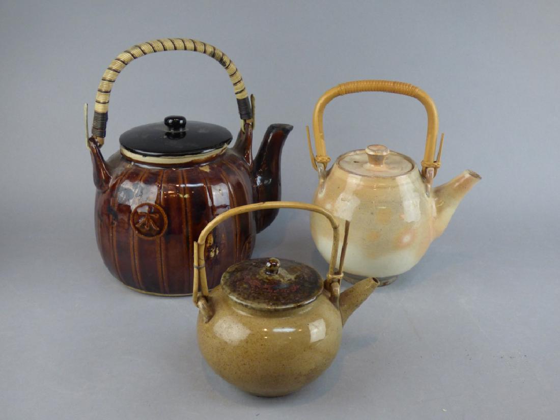 3 Pottery Teapots (1 of 18)