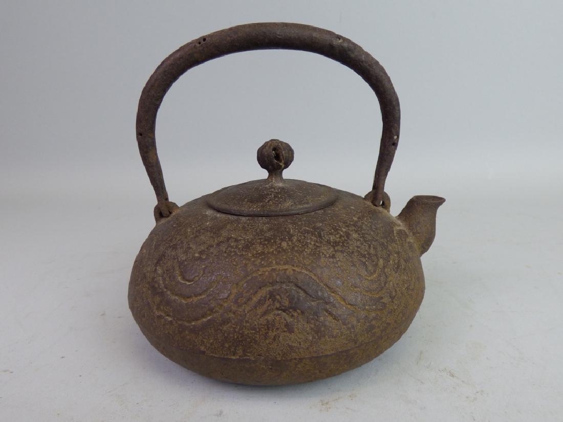 Antique Japanese Cast Iron Teapot (1 of 7)
