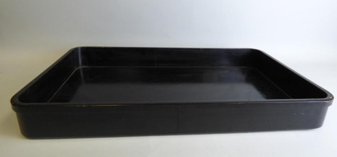 Large Black Lacquer Tray (1 of 4)