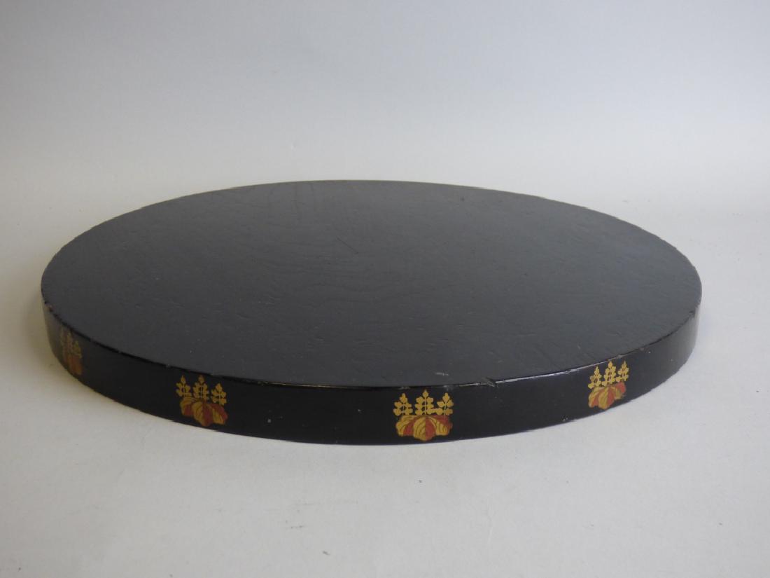 Painted Stand: Size : 7/8" H x 12 1/2" dia.