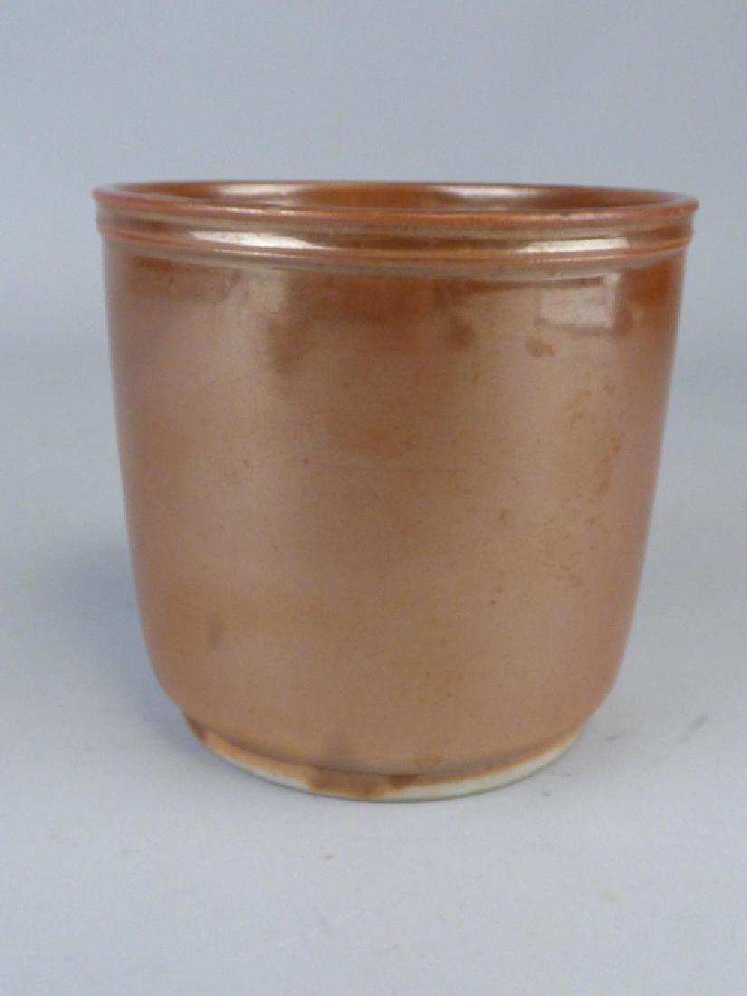 Brown Glazed Porcelain Vessel (1 of 4)