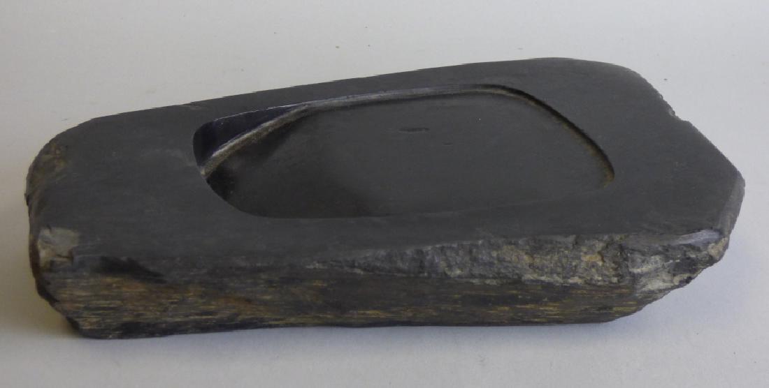 Japanese Inkstone: Size : 1 5/8" H x 8 1/2" L x 6" W