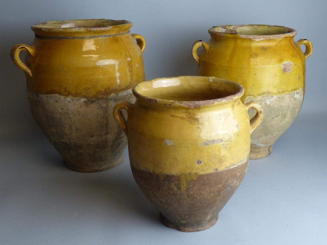 Three Antique French Confit Pots (1 of 16)