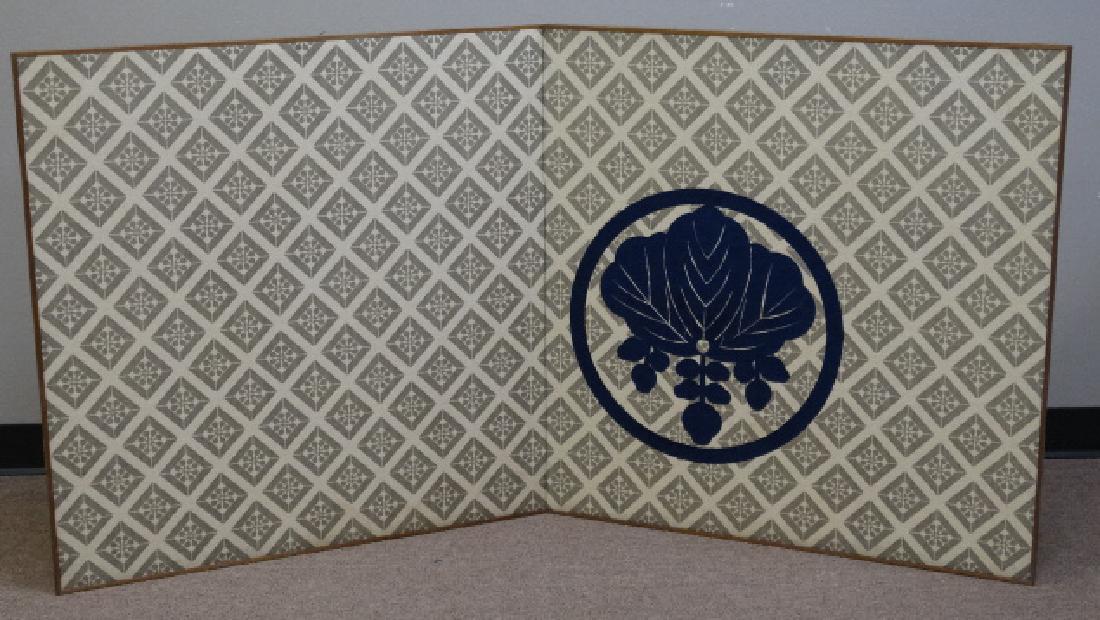 Japanese Floor Screen: Japanese Floor Screen Size: 34" H x 66" L x 3/4" W