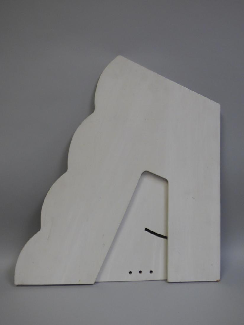 HACHIRO IIZUKA - Original Wood Sculpture: Created in 1968 and was exhibited in and still retains tag from Dainana Gallery Size : 21 1/2" x 24"