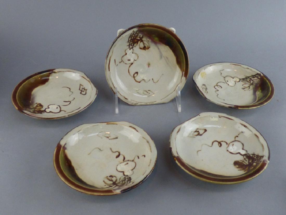 5 Small Plates: 5" x 4.75"