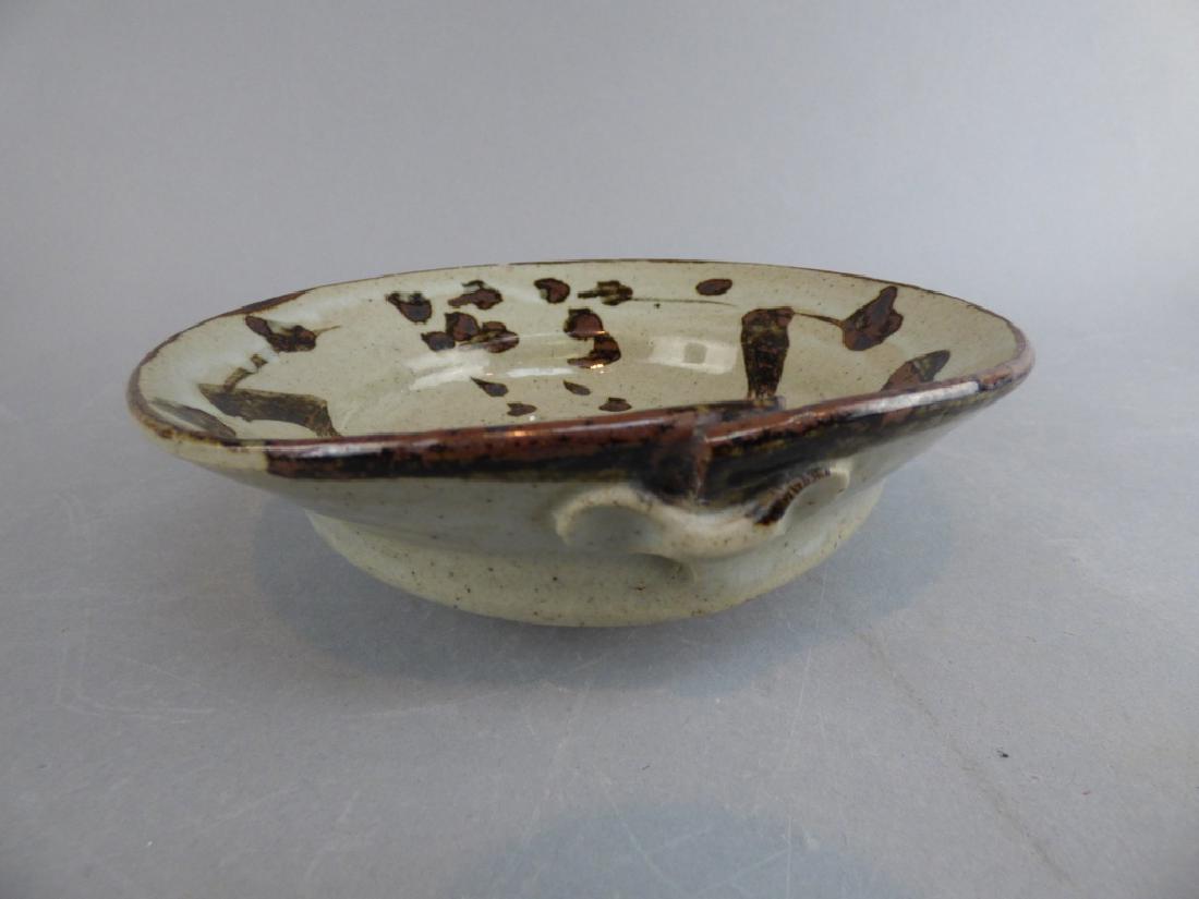 Studio Pottery Bowl: 6.5" Dia x 2" H