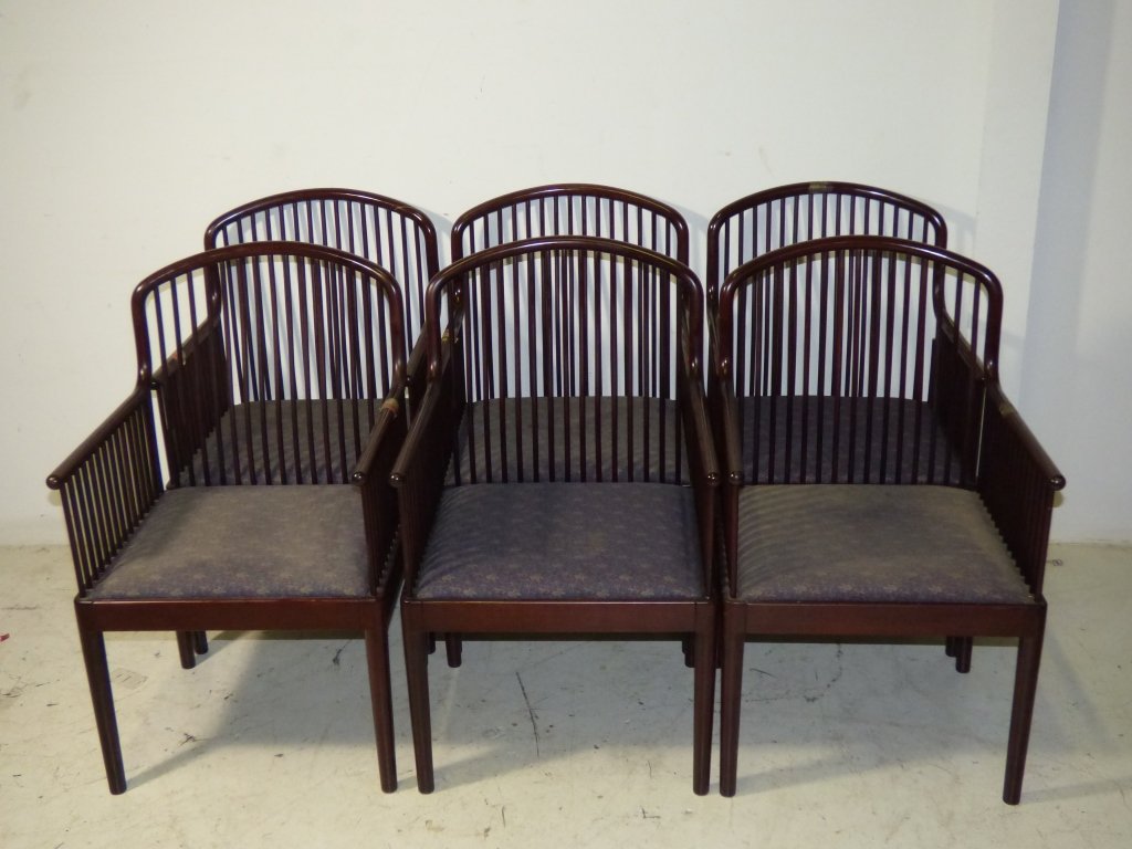 Davis Allen for Stendig, Italy, Six Andover Chairs: Six Davis Allen for Stendig, Italy, rosewood Andover chairs, Size: