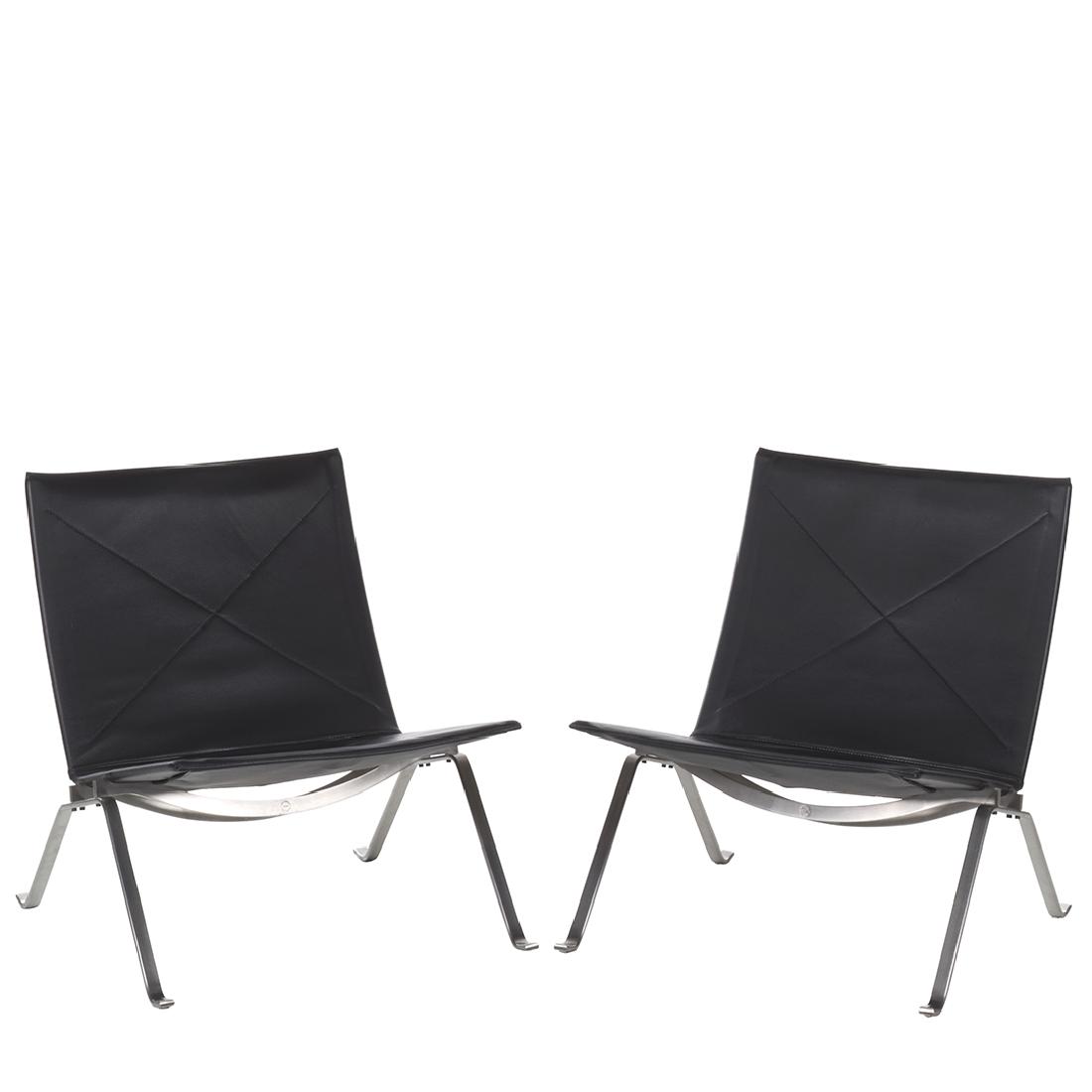Poul Kjaerholm PK22 Lounge Chairs (2) (1 of 4)