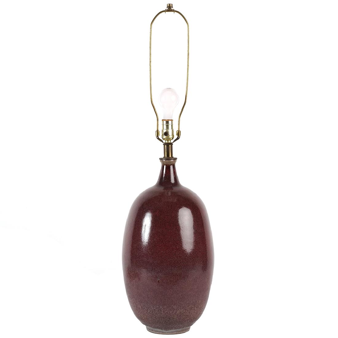 David Cressey stoneware lamp (1 of 1)