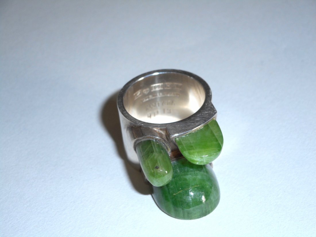 Taisto Palonen Modernist Nephrite Ring (1 of 4)