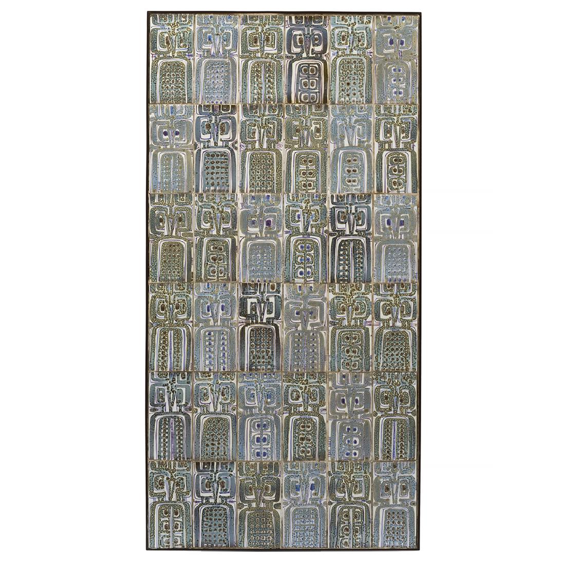 Nils Thorsson Abstract Tile Plaque (1 of 2)