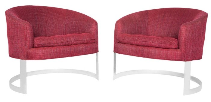 Milo Baughman Lounge Chairs (2) (1 of 5)