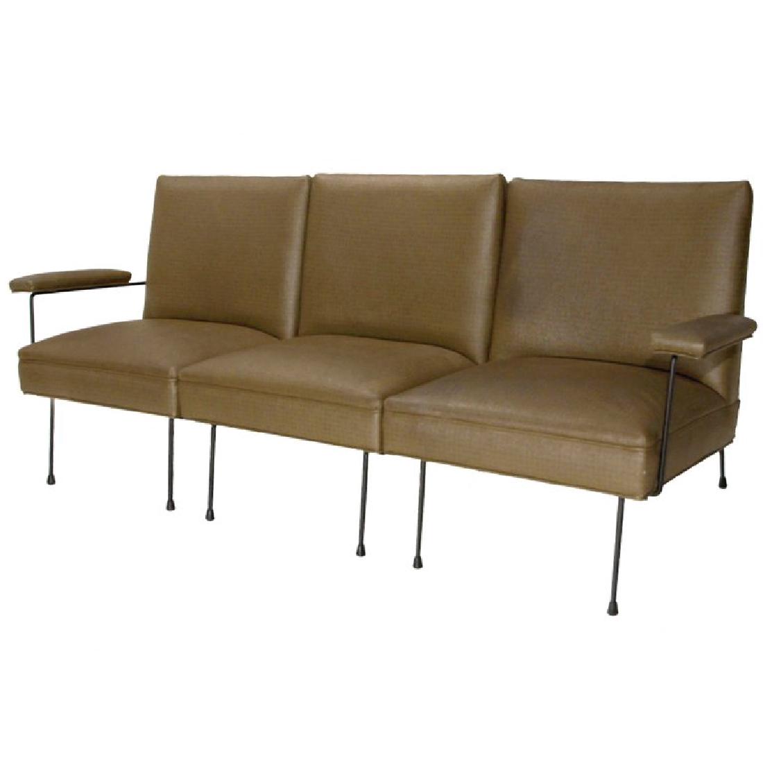 Milo Baughman Iron Frame Sectional Sofa (1 of 4)