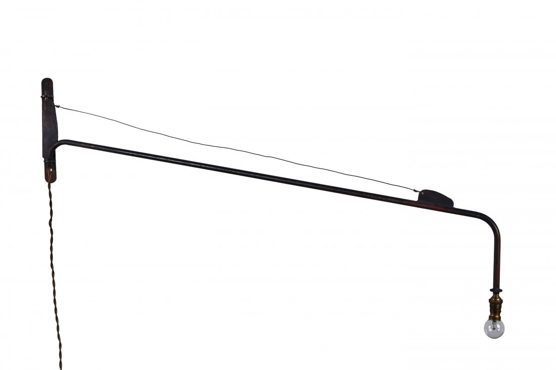 Jean Prouve Attributed Swing-Jib Lamp (1 of 4)