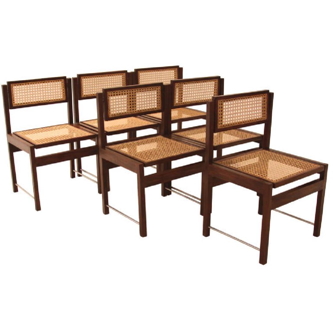 Brazilian Hardwood Swivel Back Dining Chairs (6) (1 of 5)